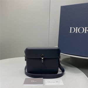 dior官网包迪奥新款正品男包真皮印花BOXY 信使包盒子包1BXPO150