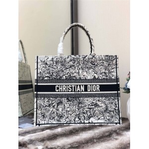 DIOR迪奥官网女包品牌Zodiac刺绣BOOK TOTE 手袋购物袋