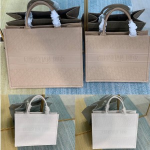 DIOR迪奥官网奢侈品购物网压花真皮革BOOK TOTE 手袋购物袋