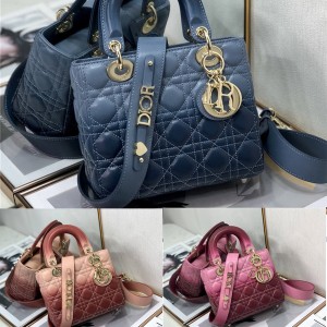 迪奥官网正品代购渐变LADY DIOR MY ABCDIOR 手袋M0538