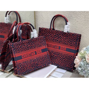 迪奥dior官网正品I Love Paris 心形图案刺绣BOOK TOTE 手袋