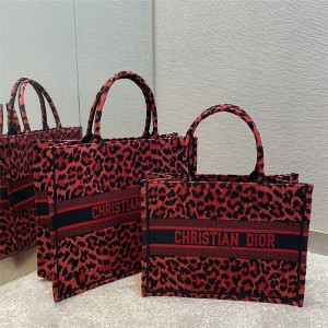 dior官网女包迪奥正品Mizza 图案刺绣BOOK TOTE 手袋