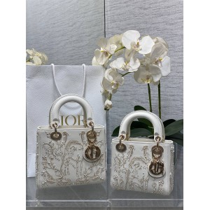 dior官方网站迪奥Lady最新圣诞限量版刺绣独角兽戴妃包