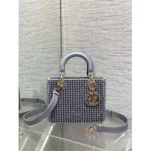 dior官网中国官网迪奥Lady最新限量版重工珠子戴妃包