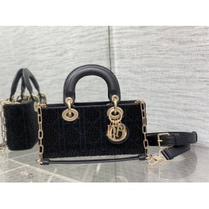 dior官网包迪奥Lady D-Joy 小号（限量版珠子横版戴妃包）