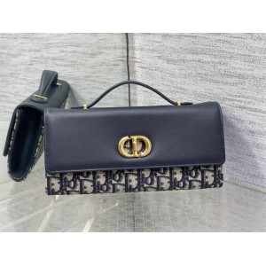 dior美国官网迪奥Miss Caro Top Handle 手拿包（帆布）