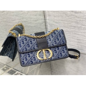 dior官方网站迪奥M9208 30 Montaigne 链条包蒙田包（牛仔布）