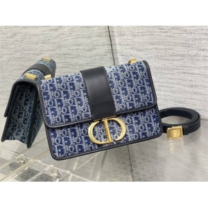 dior美国官网迪奥M9203 30 Montaigne 手袋蒙田包（牛仔布）