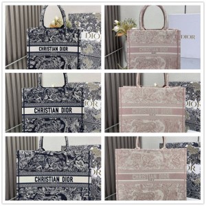 DIOR迪奥包包 M1265/M1296/M1286 Book Tote 老虎刺绣托特包