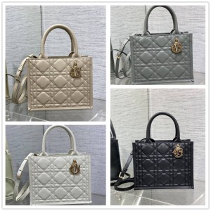 dior美国官网迪奥 M1325 小号 Book Tote 牛皮托特包