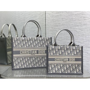 dior中国官网迪奥 M1325/M1324 Book Tote 小号/中号托特包（灰色）