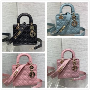 迪奥包 M0538 Lady Dior My ABCDior 小号四格戴妃包（漆皮）
