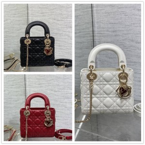 迪奥中国官网 M0505 Lady Dior 迷你七夕款三格戴妃包
