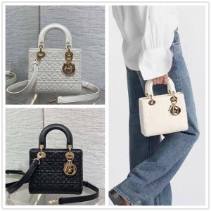 迪奥包包官网价格 M0531 Lady Dior 小号四格戴妃包（幸运星）