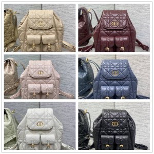 迪奥官网女包 M6301 中号 Dior Caro 双肩背包双肩包