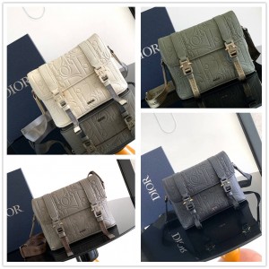 迪奥香港官网 1ESPO333 Dior Hit The Road 翻盖信使包