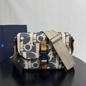 dior包包迪奥 1ADPO398 小号马鞍翻盖信使包1ADPO049