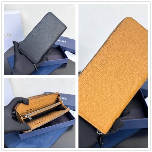 迪奥香港官网 Dior Privé 长款拉链式钱包2ESBC252