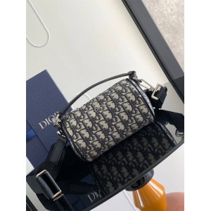 迪奥dior官网 1ESPO219 迷你 Roller 信使包老花圆筒包23795