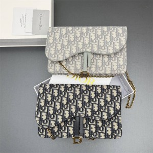 dior官方网站迪奥 S5620 中号马鞍包链条包（老花）