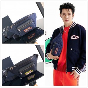 迪奥价格 1ESBO077 DIOR AND KAWS 联名款 Rider 2.0 腰包