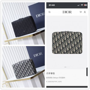 dior美国官网迪奥 2ESCA527 旅行手拿包